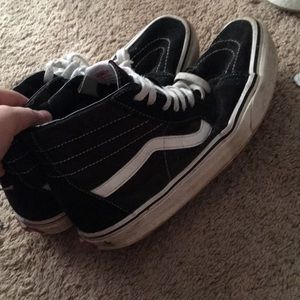 Black high top vans